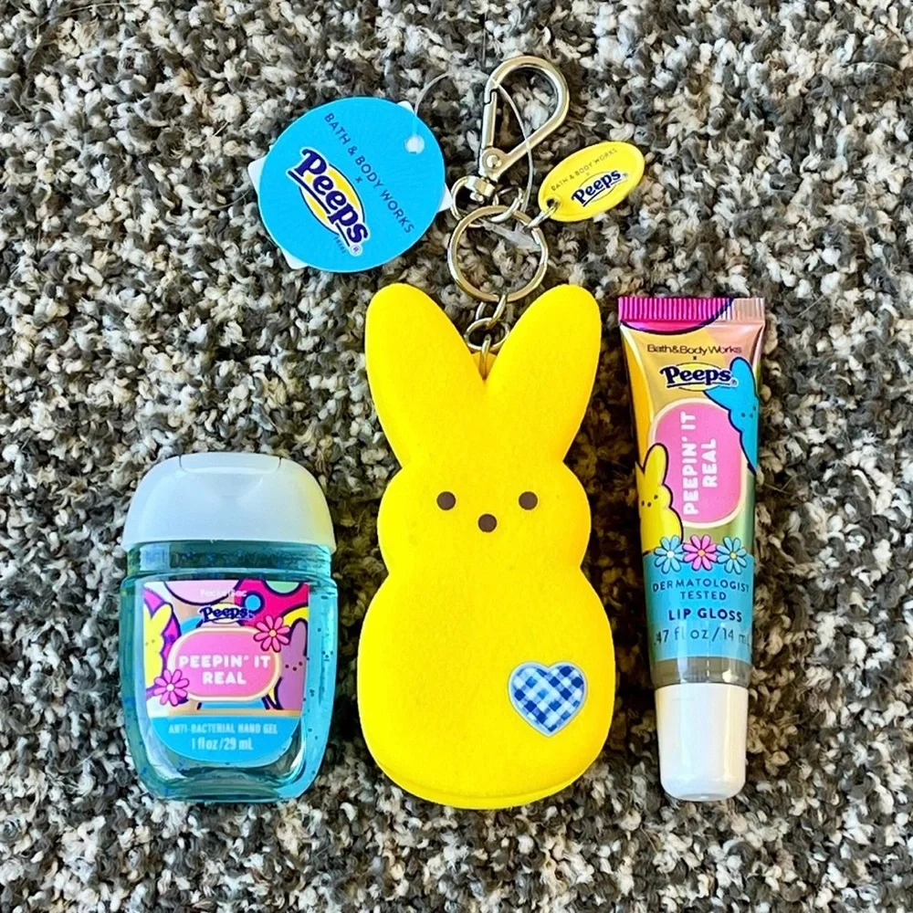 B&BW x Peeps Peepin’ It Real Lip Gloss, PocketBac & PocketBac Holder 3 pc Set - Picture 1 of 1